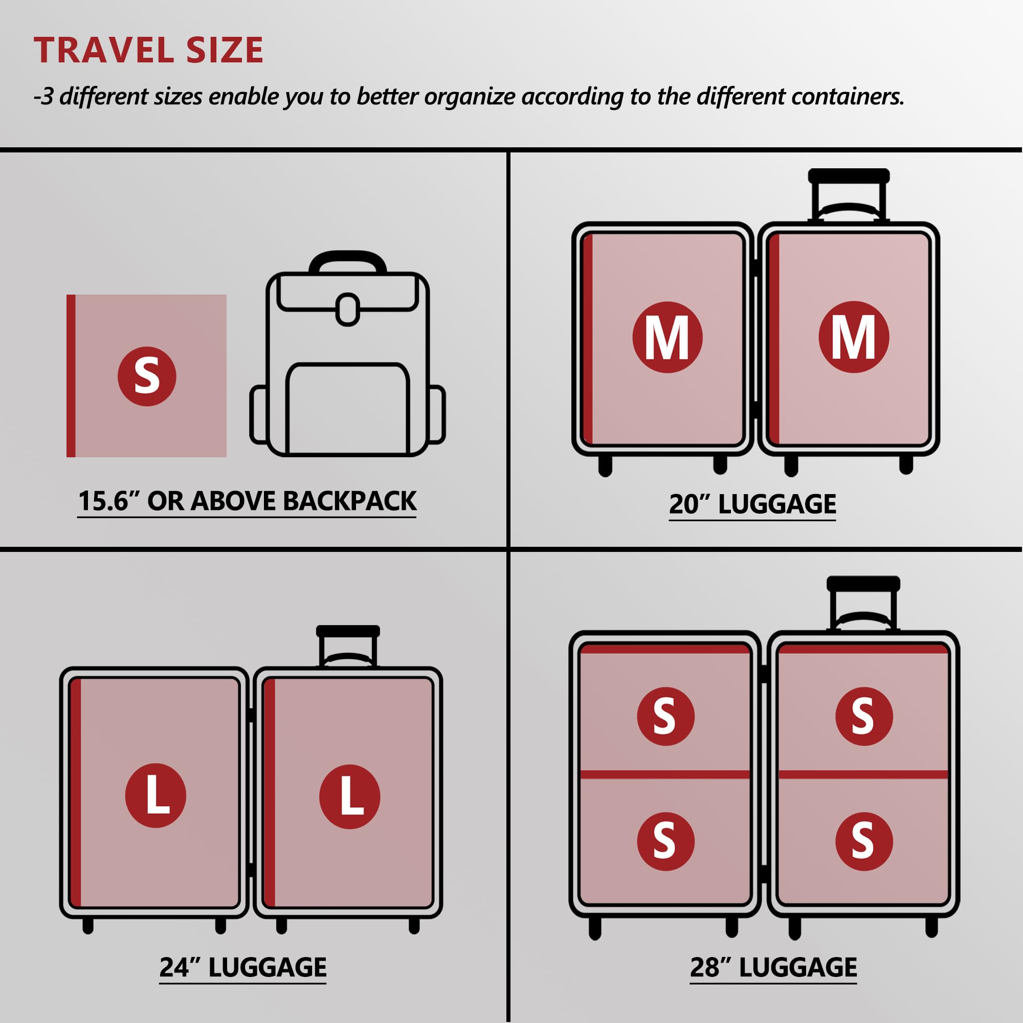 18 Pack Travel Vacuum Storage Bags for Clothing with Rechargeable Electric Pump, Compression Packing Cubes Organizer for Luggage Suitcase, Space Saver Seal Bags for Vacation Cruise - Martin Corner Bedding