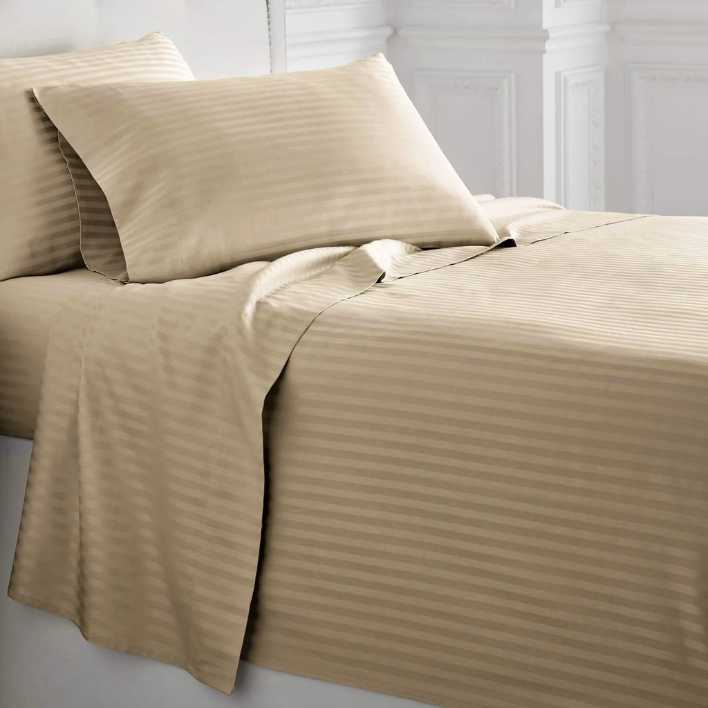 Tan Martin Corner Sheet Set