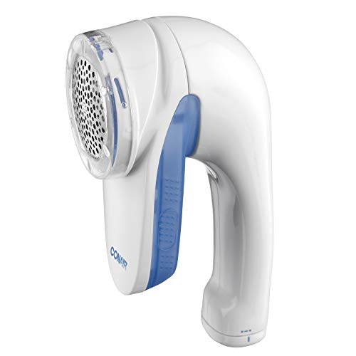 Conair Fabric Shaver and Lint Remover, Battery - Operated Portable Clothes Shaver with 3 Settings, Fuzz Remover for Sweaters, Clothing and Furniture, Large 2 - Inch Shaving Head, White - Martin Corner Bedding