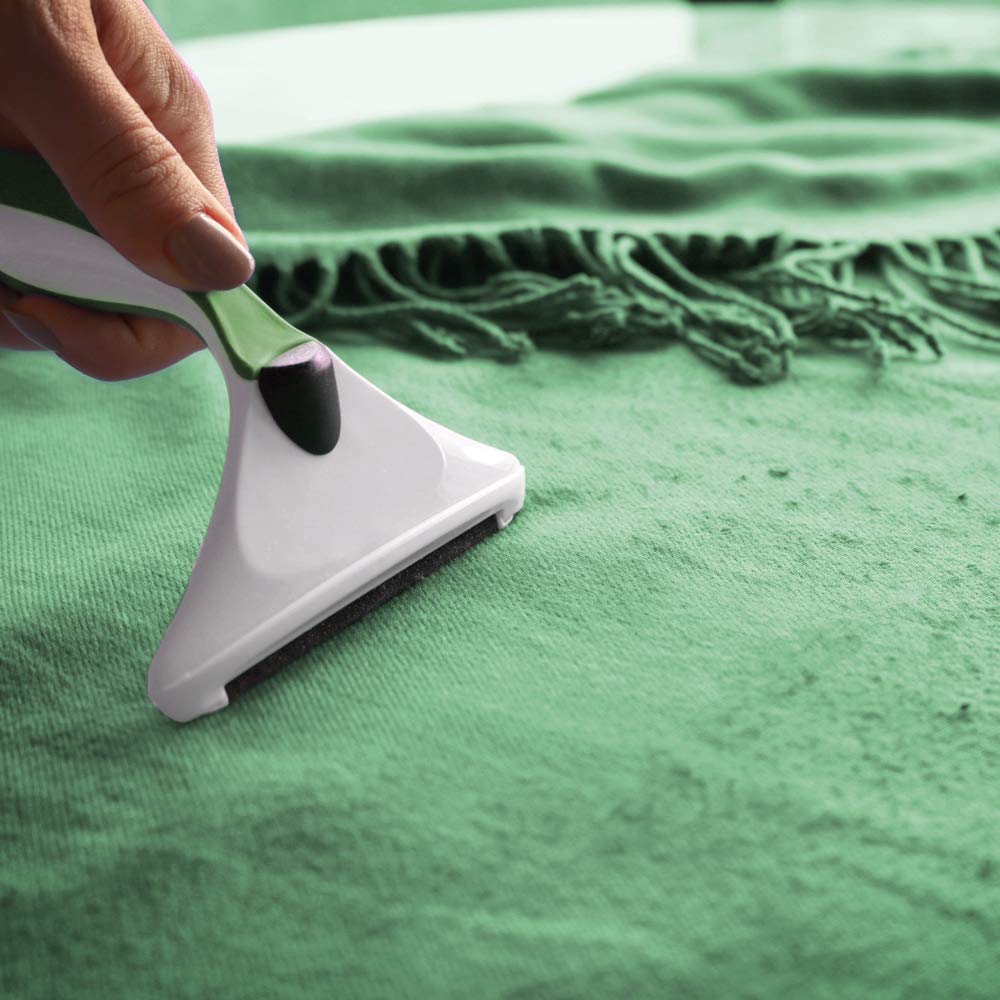 GLEENER Fabric Shaver & Lint Remover |Battery - Free 4 - in - 1 Depiller with 3 Fabric - Safe Edges for Clothes & Upholstery (I Dream of Greenie) - Martin Corner Bedding