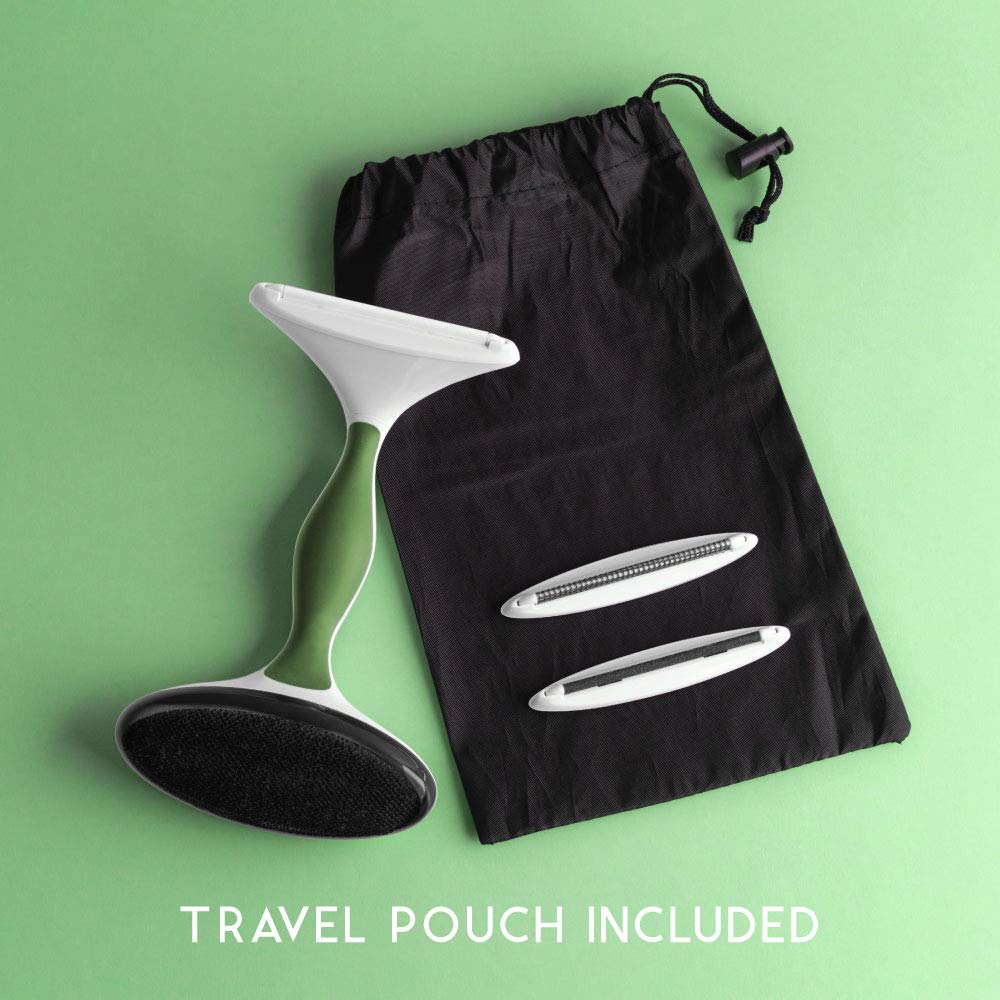 GLEENER Fabric Shaver & Lint Remover |Battery - Free 4 - in - 1 Depiller with 3 Fabric - Safe Edges for Clothes & Upholstery (I Dream of Greenie) - Martin Corner Bedding