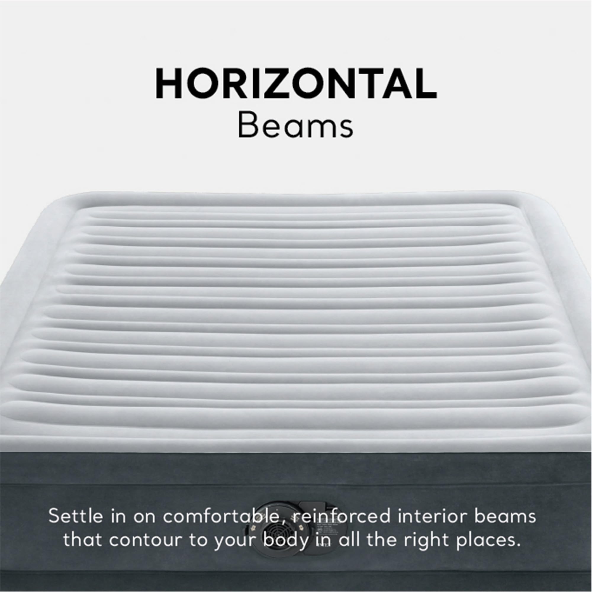 Intex Mid - Rise Air Mattress Bed with Built - in Pump, Dura - Beam Deluxe Comfort Plush, Full - Portable Luxury Travel Airbed for Adults, Camping, Guests - Martin Corner Bedding