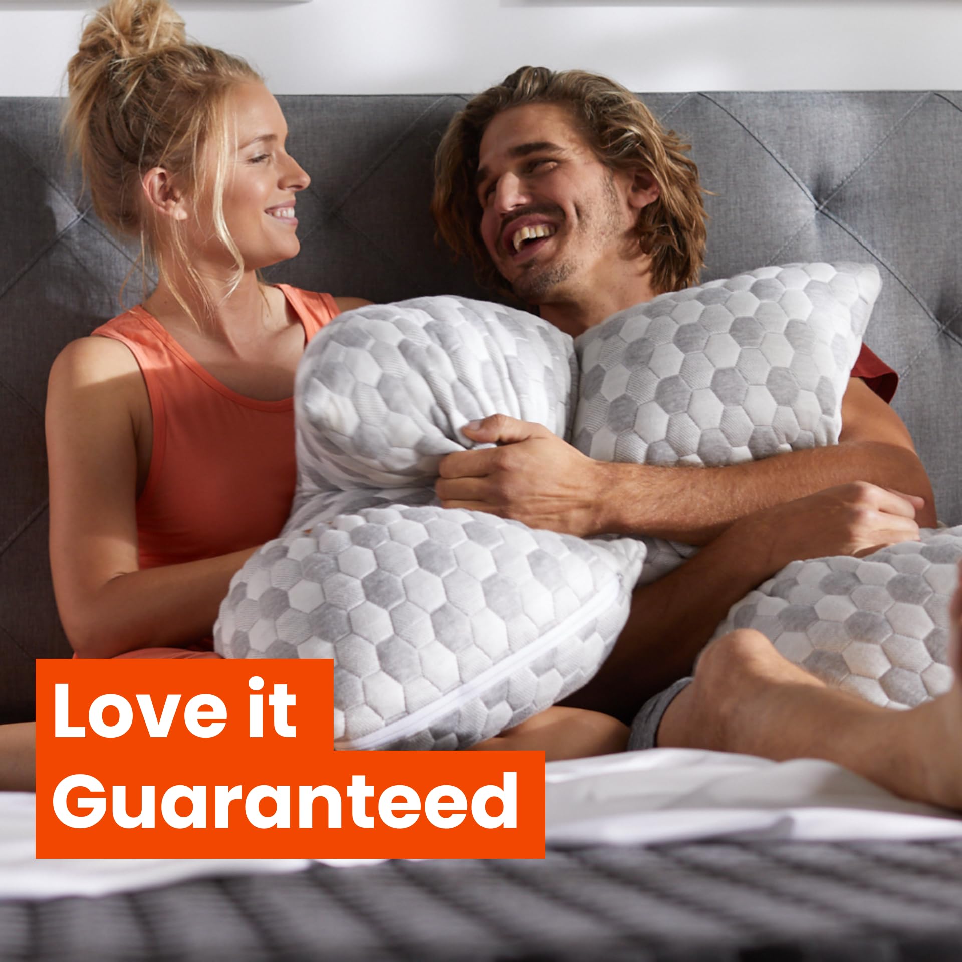 Layla Sleep, Adjustable Fill Kapok Pillow, Luxurious Cooling Pillow, Queen (Single), Supportive for Head, Neck, Fully Adjustable, Natural Material That is Light and Airy. Sleep Better - Kapok Pillows - Martin Corner Bedding