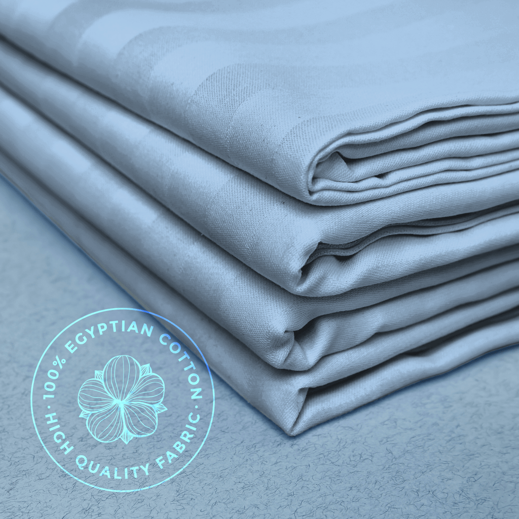 Light Blue Martin Corner Sheet Set - Martin Corner Bedding