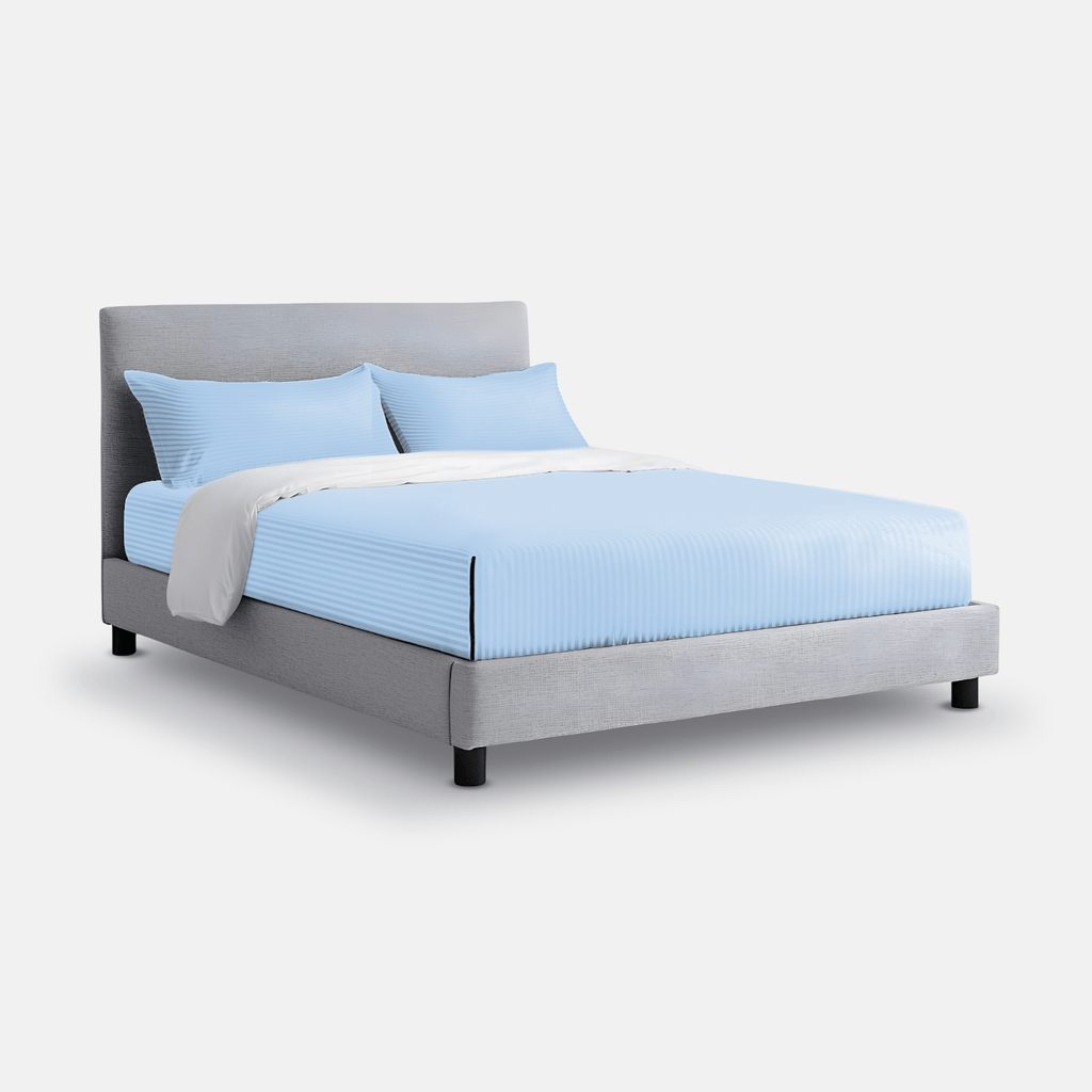 Light Blue Martin Corner Sheet Set - Martin Corner Bedding