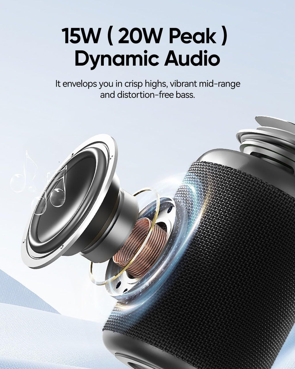 Portable Bluetooth Speaker Valentines Gifts For Him: Powerful Crystal Clear Sound/Romantic Light/IPX5 Waterproof/All Day Playtime/BT 5.3/TWS Paring,Small Wireless Speaker for Outdoor|Travel|Date Night - Martin Corner Bedding