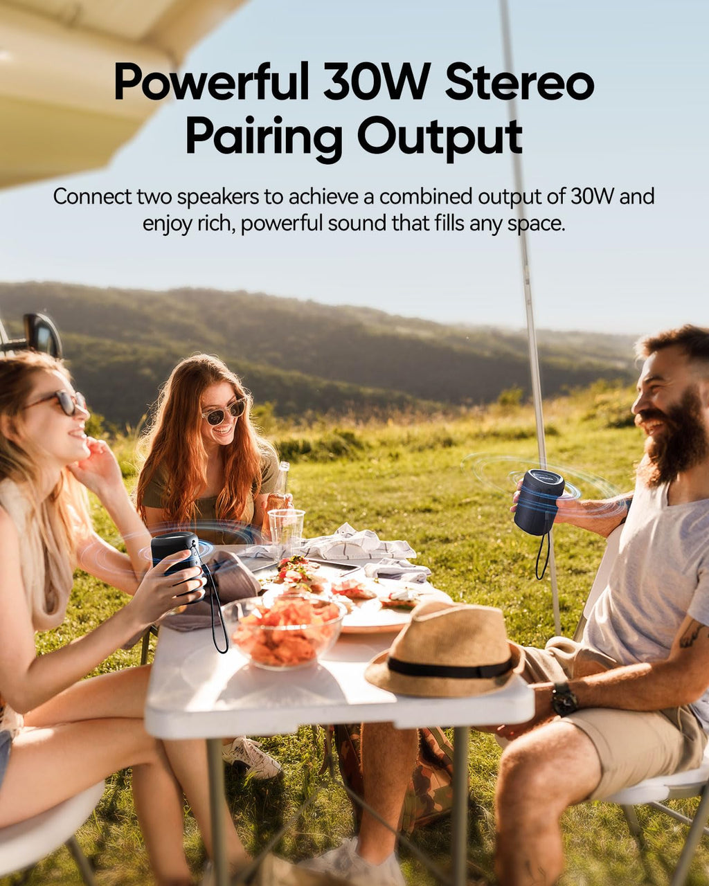 Portable Bluetooth Speaker Valentines Gifts For Him: Powerful Crystal Clear Sound/Romantic Light/IPX5 Waterproof/All Day Playtime/BT 5.3/TWS Paring,Small Wireless Speaker for Outdoor|Travel|Date Night - Martin Corner Bedding