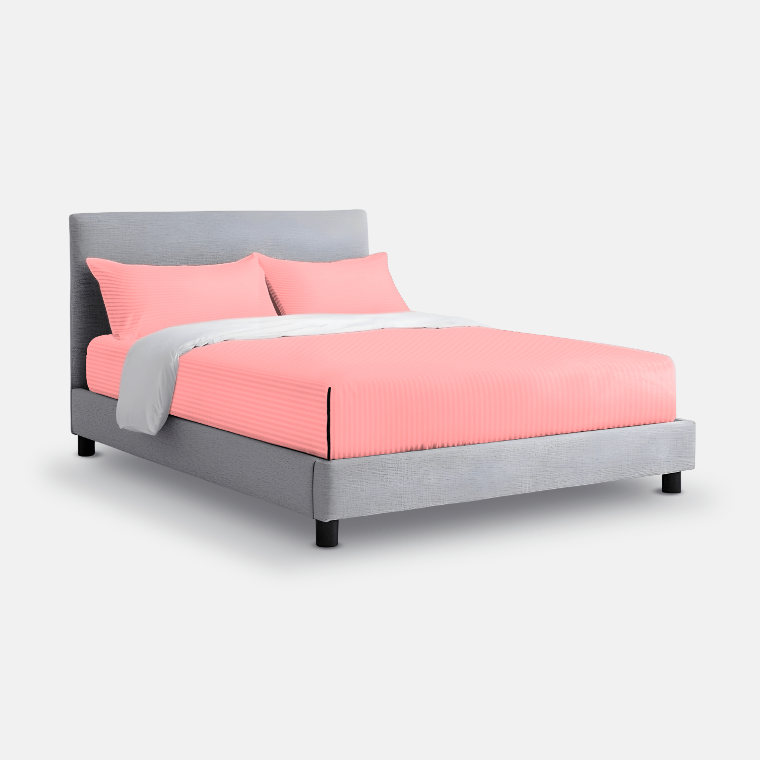 Salmon Pink Martin Corner Sheet Set - Martin Corner Bedding