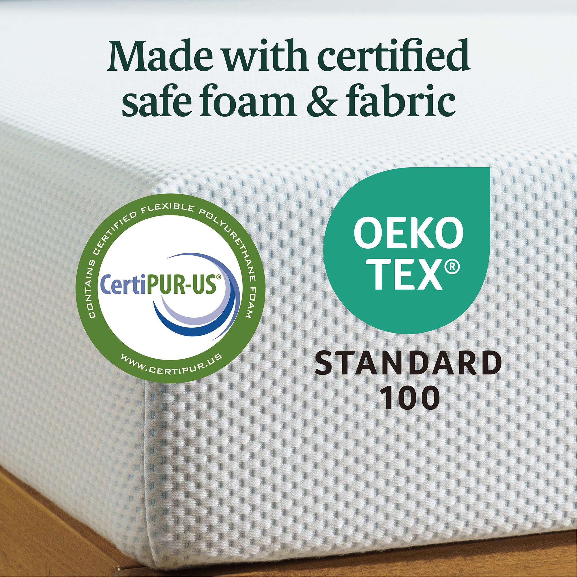 Zinus 10 Inch Green Tea Cooling Memory Foam Mattress [New Version], Queen, Fiberglass Free, Medium Firmness, Cooling Gel Foam, Certified Safe Foams & Fabric, Mattress in A Box - Martin Corner Bedding