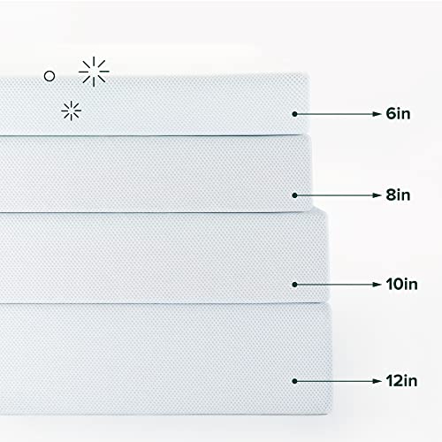 Zinus 10 Inch Green Tea Cooling Memory Foam Mattress [New Version], Queen, Fiberglass Free, Medium Firmness, Cooling Gel Foam, Certified Safe Foams & Fabric, Mattress in A Box - Martin Corner Bedding